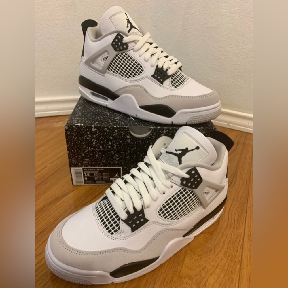 air jordan 4 military black